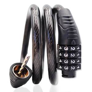 lot 10301 image: Jokmae 4-Digit Resettable Combination Cable Lock, 32-Inch Bike Lock