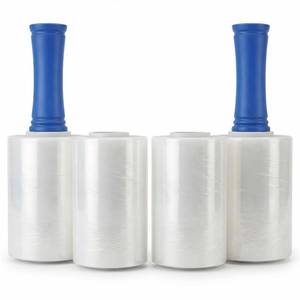 lot 13357 image: Tavira Clear Stretch Wrap 5 in x 1000 ft 80 Gauge 4 Pack