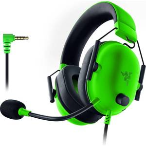 lot 13358 image: Razer BlackShark V2 X Gaming Headset 3.5mm Jack Green