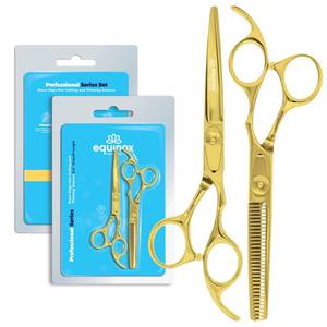 lot 14146 image: Equinox International Barber Scissors Set 6.5 Inch Japanese Stainless Steel