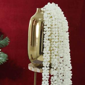 lot 17565 image: Tied Ribbons Artificial Jasmine Mogra Garland 6 Pcs White 5 Ft