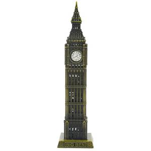 lot 18311 image: ASUNFO Big Ben Statue 7 Inch London Vintage Alloy Sculpture Decor
