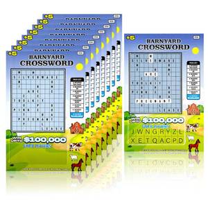 lot 18334 image: Mimzys Place Pregnancy Announcement Lottery Scratch Off Tickets 8 Pack Easter