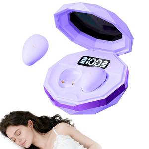 lot 18356 image: Sunvito Mini Invisible Wireless Bluetooth 6.0 Sleep Earbuds Purple