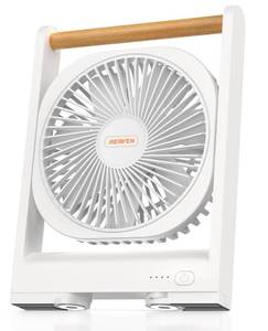 lot 19812 image: AIERVEN Rechargeable Magnetic Cruise Fan USB-C 4-Speed Portable White