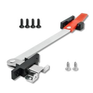 lot 20143 image: Aucuda RV Emergency Window Latch Bracket Aluminum Red Handle Egress Holder (Used, Missing Pieces)