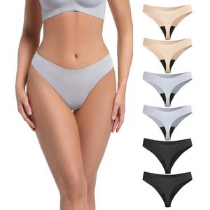 lot 20360 image: AIRCUTE Womens Incontinence Thong Underwear 30ML Absorbency Small 6 Pack