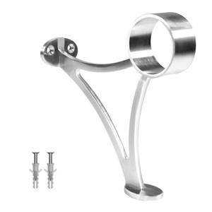 lot 20380 image: EQUSPUR Foot Rail Bracket for 2 Inch OD Pipe 304 Stainless Steel