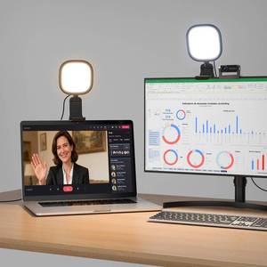 lot 20431 image: LitONES LED Ring Light for Laptop Monitor, 3000K-6000K Color Temperature
