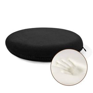 lot 20439 image: BUYUE Memory Foam Round Seat Cushion Dia 13 Inch Small Black