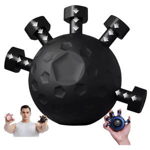 lot 20469 image: Arm Builder Hand Grip Strengthener Ball Black 1 Piece
