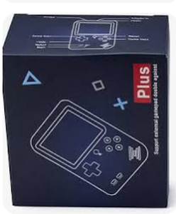 lot 2209 image: Handheld Game Console Red w Wired Controller and Zippered Carry Case - Stock image may not match actual product images