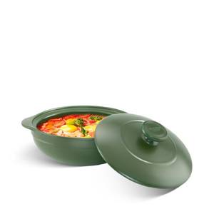 lot 1065 image: Minh Long Porcelain Dutch Oven with Lid, 1 Quart