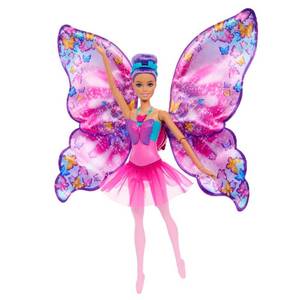 lot 1093 image: Barbie Dance and Flutter 2-In-1 Doll