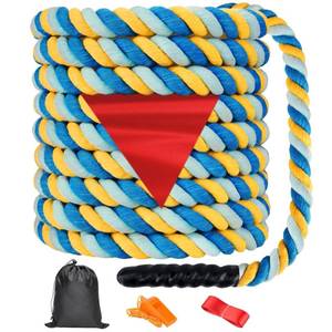 lot 1110 image: PIRXXIY Field Day Tug of War Rope 40 FT Outdoor Lawn Game Set