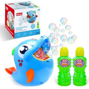 lot 1114 image: Kidzlane Dolphin Bubble Machine 1000 Bubbles Per Minute