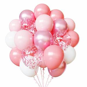 lot 2342 image: Mobacurty Light Pink and White Latex Balloons Kit 65 Pcs 12 In