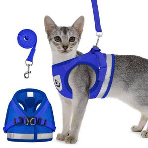 lot 2353 image: GAUTERF Cat Harness and Leash Set Escape-Proof Adjustable Mesh Vest X-Small