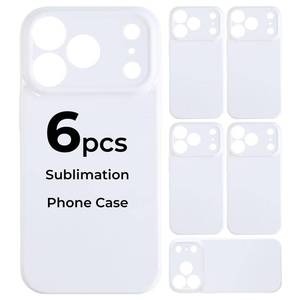 lot 2367 image: HTVRONT Sublimation Phone Case Blanks 6 Pack Glossy for iPhone 17 Pro