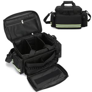 lot 2383 image: Be-Better Empty First Aid Bag First Responder Bag with Detachable Dividers