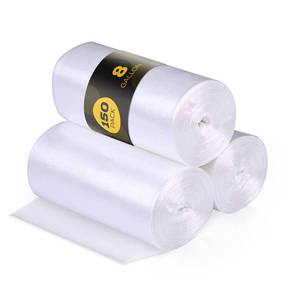 lot 2417 image: Supellectilem Clear Trash Bags 8 Gallon 24 x 24 150 Count