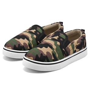 lot 2433 image: K KomForme Boys Slip On Shoes Camouflage Size 12 Little Kid