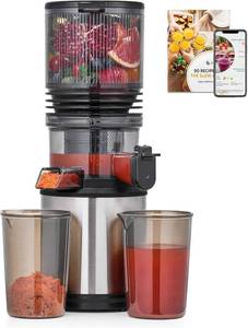 lot 7616 image: AMZCHEF Cold Press Juicer Machine 6.5 Inch Chute  Retail $129.99