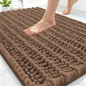 lot 7620 image: Smiry Bathroom Rug 30x20 Chenille Microfiber Rubber-Backed Bath Mat