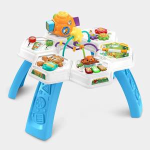 lot 7624 image: VTech Buzz and Learn Activity Table with Seven Play Zones, Blue