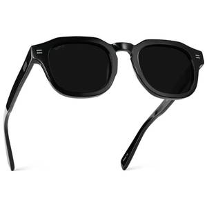 lot 8190 image: WearMe Pro Mens Polarized Retro Geometric Sunglasses UV Protection Nelson