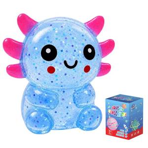 lot 8196 image: Koxusie Glitter Squishy Slow Rising Stress Relief Fidget Toy Blue