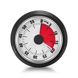 lot 8206 image: Teeloray Visual Countdown Timer 60 Minute Magnetic Base Black