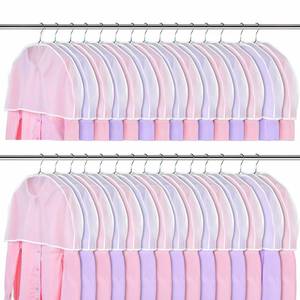 lot 8213 image: Nodaaiie Garment Covers Hanging Clothes 30 Pack Translucent PEVA 23.6 x 11.8