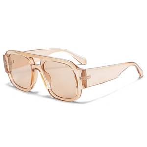 lot 8229 image: TYA Retro Oversized Aviator Sunglasses UV400 Protection for Women Men