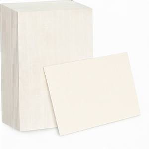 lot 8234 image: Anscher Ivory Linen Textured Cardstock Paper 100 Sheets 5x7 Inch