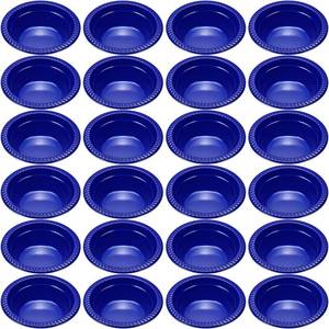 lot 8285 image: Disposable Plastic Serving Bowls 12 Oz 24 Pack Blue