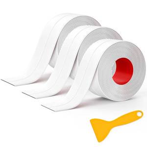lot 8300 image: Mokani Caulk Tape Waterproof Self Adhesive 1.5 In x 126 In 3 Rolls