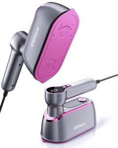 lot 9301 image: OGHom Travel Steamer for Clothes, 1200W Portable Handheld Garment Steamer with LCD Display, 4 Steam Levels & Dry Iron Mode, 20s Fast Heat-Up, 150ml Water Tank, Large Ceramic Heat Panel, Only for 120V