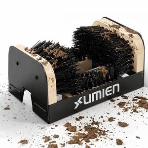lot 9312 image: Umien Boot Scraper Outdoor Shoe Brush No Flaps, for Mud, Dirt & Snow