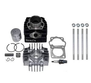 lot 9313 image: NewJs 49cc Standard Bore Cylinder Piston Rings Gasket Top Kit Set Fit for Suzuki JR 50 JR50 1978-2006
