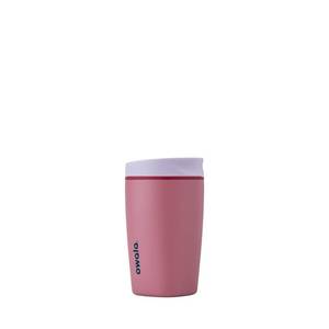 lot 10006 image: Owala SmoothSip Slider Insulated Stainless Steel Coffee Tumbler, Reusable Iced Coffee Cup, Hot Coffee Travel Mug, BPA Free 12 oz, Crochet Queen