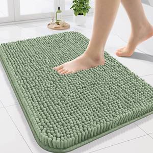 lot 10346 image: Arotive Bathroom Rugs 24x16, Soft Absorbent Shaggy Chenille Bath Rugs