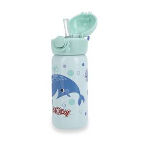 lot 10401 image: Nuby Thirsty Kids Stainless Steel - 14 oz