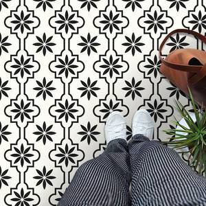 lot 10423 image: MORCART 20Pcs Peel and Stick Floor Tile Vinyl Flooring 7.87 x 7.87