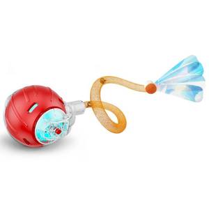 lot 10455 image: Jkanti Interactive Cat Toys for Indoor Cats,The 3rd Generation Agile Moving Cat Ball with Elastic Mesh Tail,Automatic Kitten Toys for Bored Indoor Cats (Red)