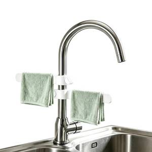 lot 10458 image: Capbuno 2pcs Dish Rag Holder - Dish Towel Rack for Kitchen Sink