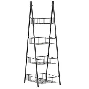 lot 11172 image: ETELI 4 Tier Metal Wire Water Bottle Rack Triangular Freestanding Stand
