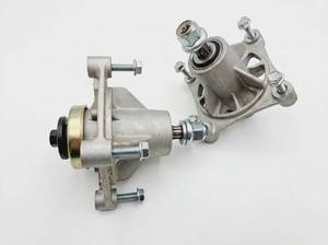 lot 11178 image: Pair of Lawn Mower Deck Spindle Assemblies w Mounting Bolts and Spindle Nuts