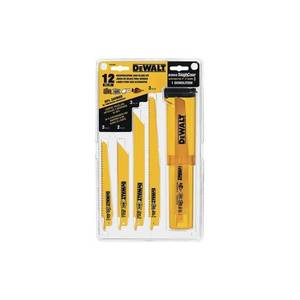 lot 12854 image: DeWalt Bi-Metal Reciprocating Saw Blade Set DW4892