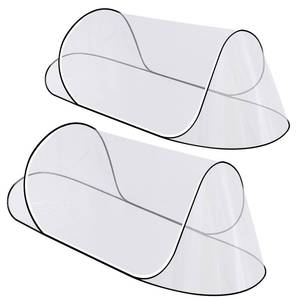 lot 12872 image: Axcoix Pop Up Mosquito Net Tent 2 Pcs 78 x 31 x 23 Inch
